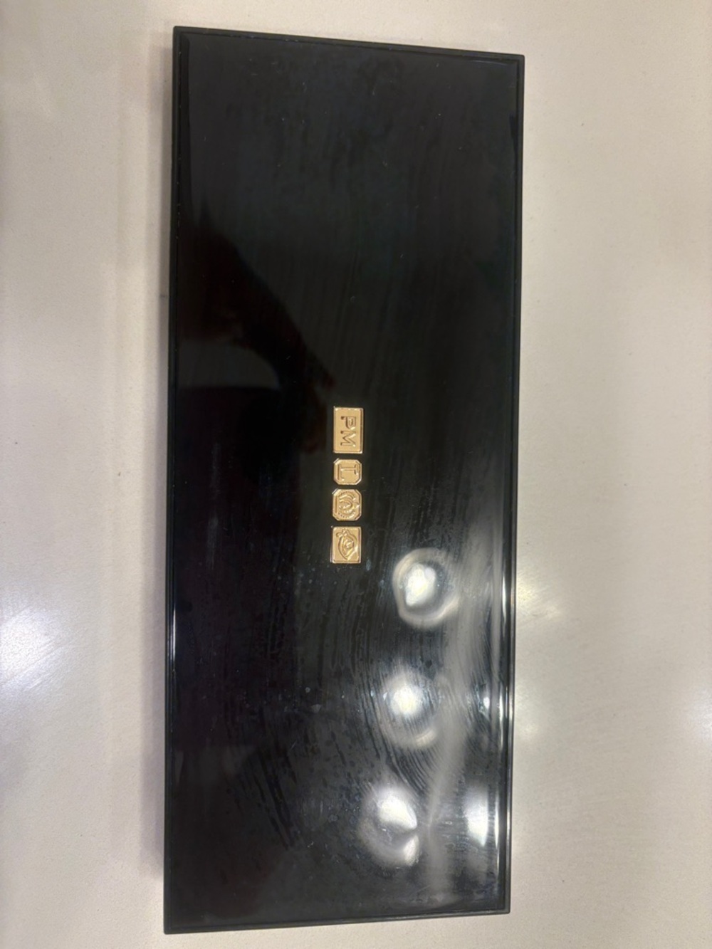 Pat McGrath Black and Gold Eyeshadow Palette Case mothership